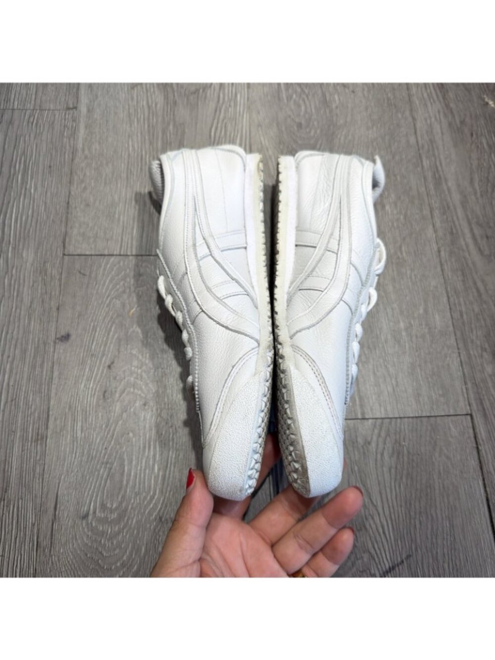 Onitsuka Tiger Mexico 66 Mens 5.5 Womens 7 White Purple Ribbon Ombre Sneakers - Picture 8 of 10